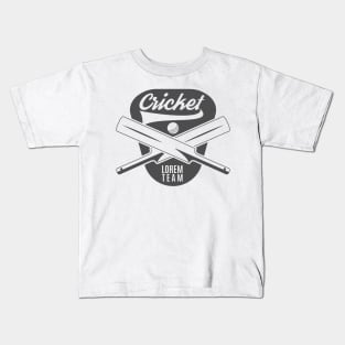 Cricket Lorem Team Kids T-Shirt